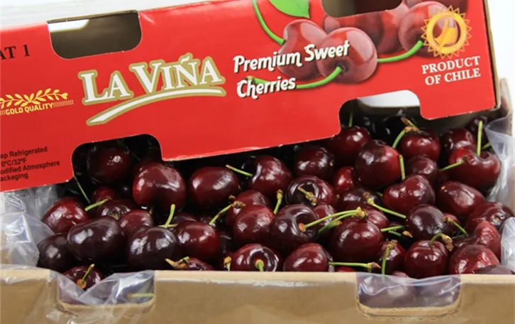 Bright red cherries imported into Shanghai Pudong customs declaration