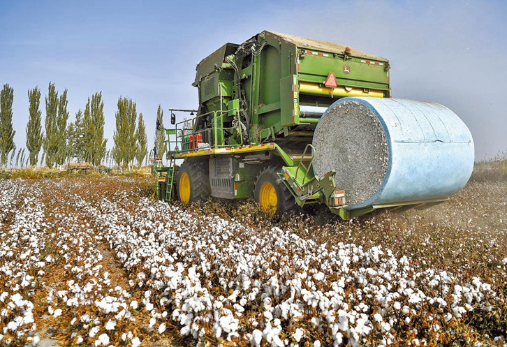 Customs declaration process for imported used cotton pickers from the United States